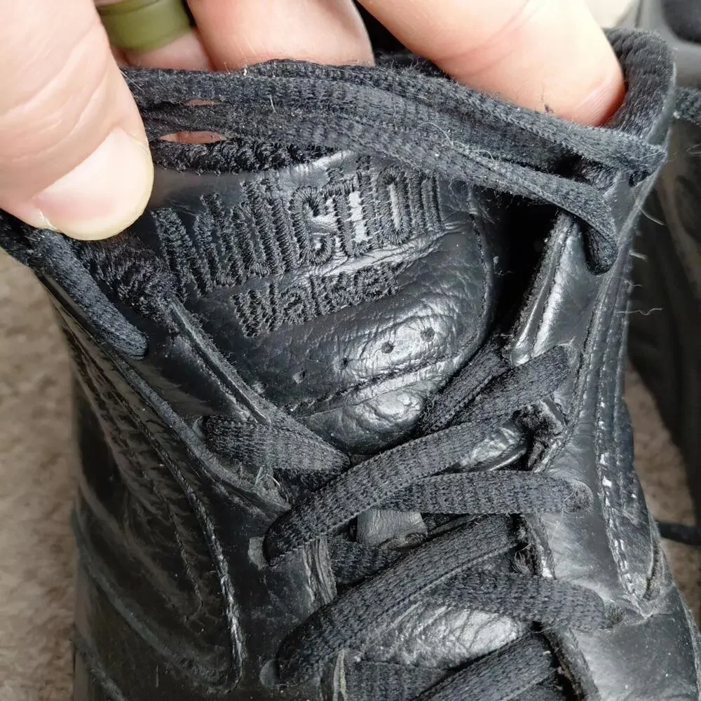 Brooks Shoes Mens Size 14 Addiction Walker Triple Black Leather Walking Ortho - Picture 11 of 12